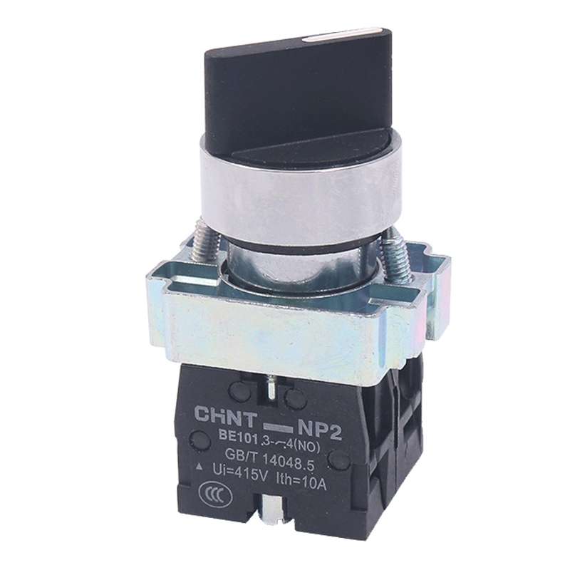 CHINT NP2-BD25 2 Gear Self-locking 1NO+1NC Power Transfer Switch Short Handle Master Knob 22mm