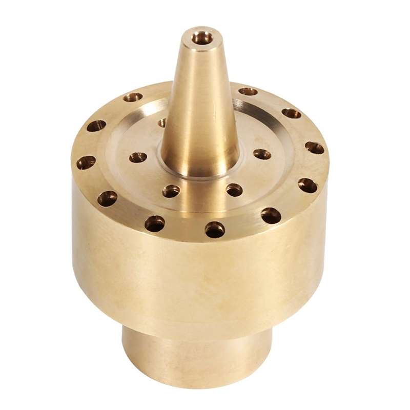 All Brass Flower Column Nozzle Inner Wire Garden Water Features Landscape Fountain Nozzle, Specifica