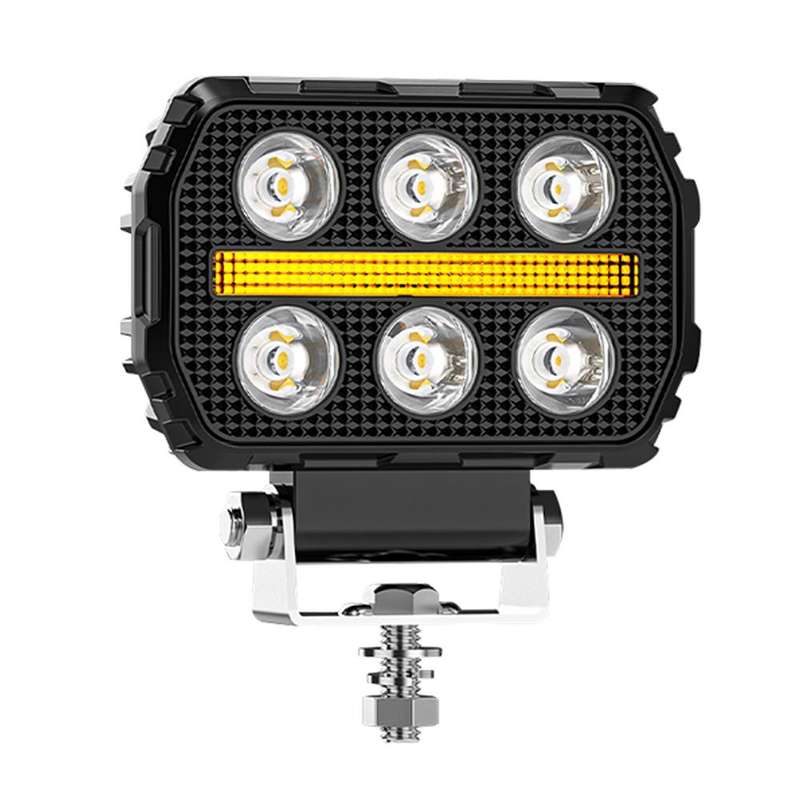 4.5 Inch Square Mixed Luminous Aangel Eye Car Work Light(X10)