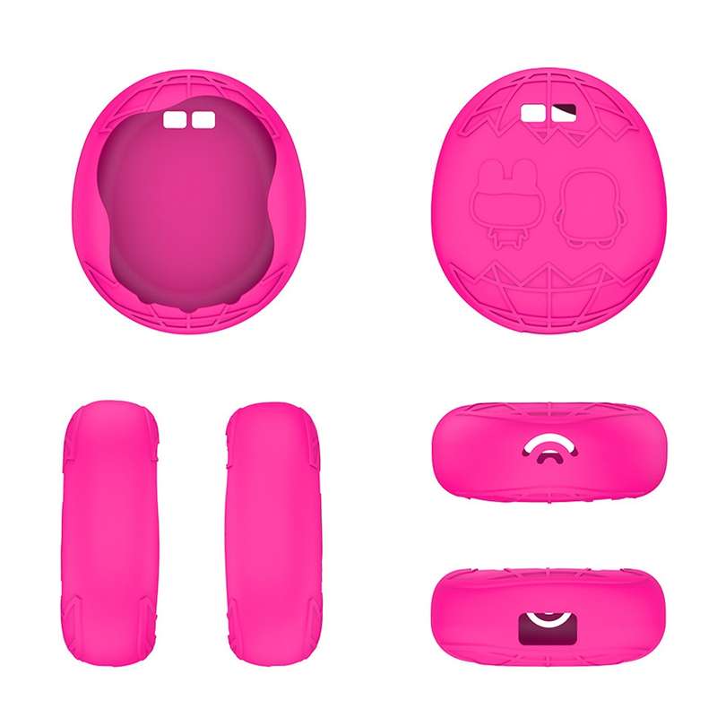 For Tamagotchi Uni (2023) Pet Game Machine Silicone Protection Case(Luminous Blue)
