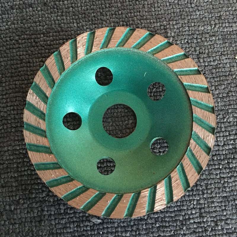 100mm Concrete Stone Diamond Grinding And Polishing Blades Ceramic Grinder Machine Fan Shape Grindin