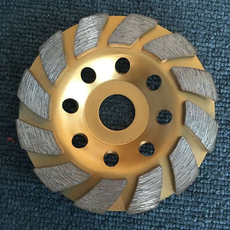 100mm Concrete Stone Diamond Grinding And Polishing Blades Ceramic Grinder Machine Fan Shape Grindin