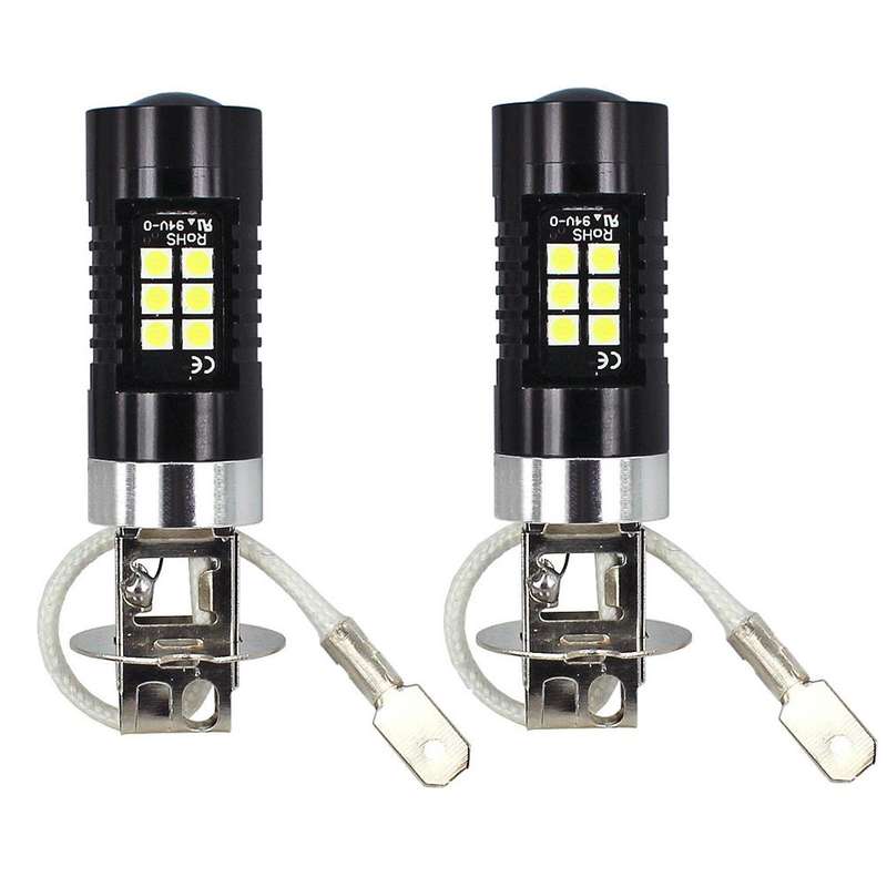 1pair Automotive High-power LED White Light Fog Lamp(H3)