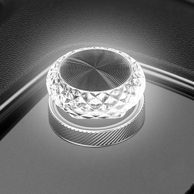 Mushroom Type Car USB Ambient Light LED Night Light Home Indoor Decoration Lamp(White Light)
