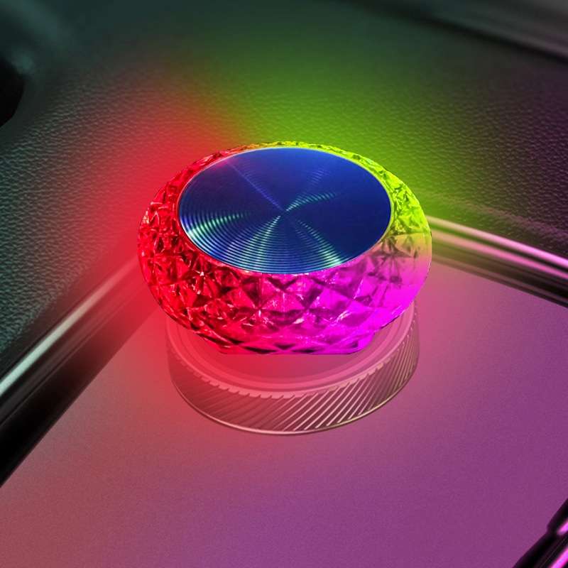 Mushroom Type Car USB Ambient Light LED Night Light Home Indoor Decoration Lamp(Colorful Flashing)