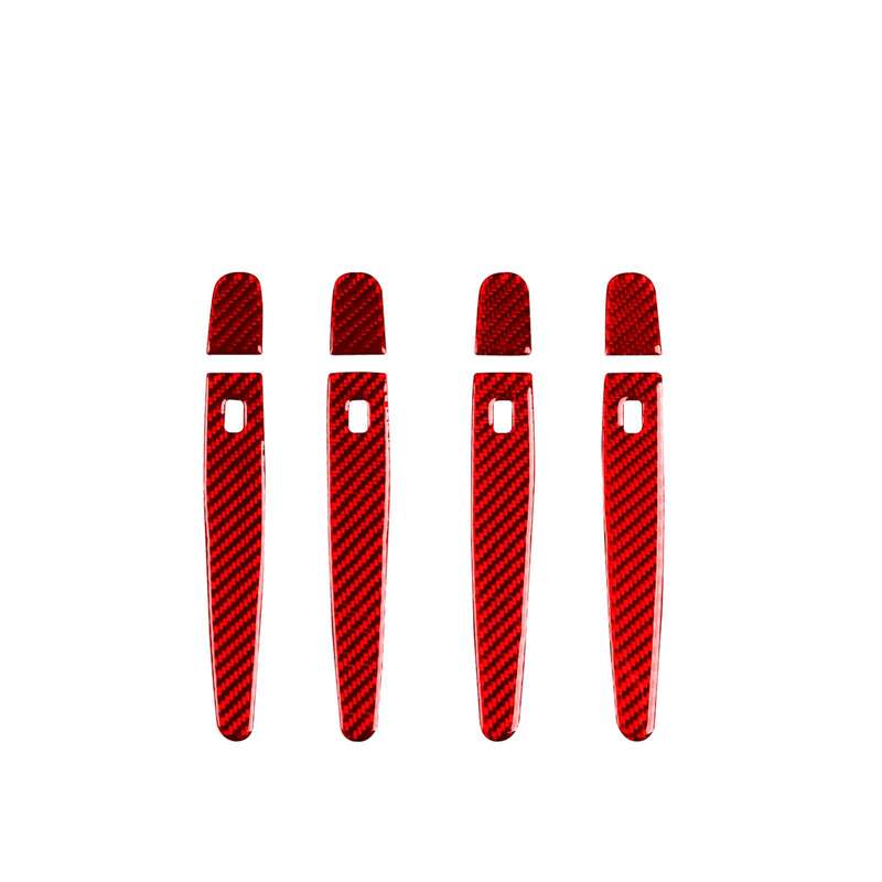 For Chevrolet Malibu 2016-2021 8pcs /Set Left-Hand Drive Exterior Door Handle Sticker(Red)