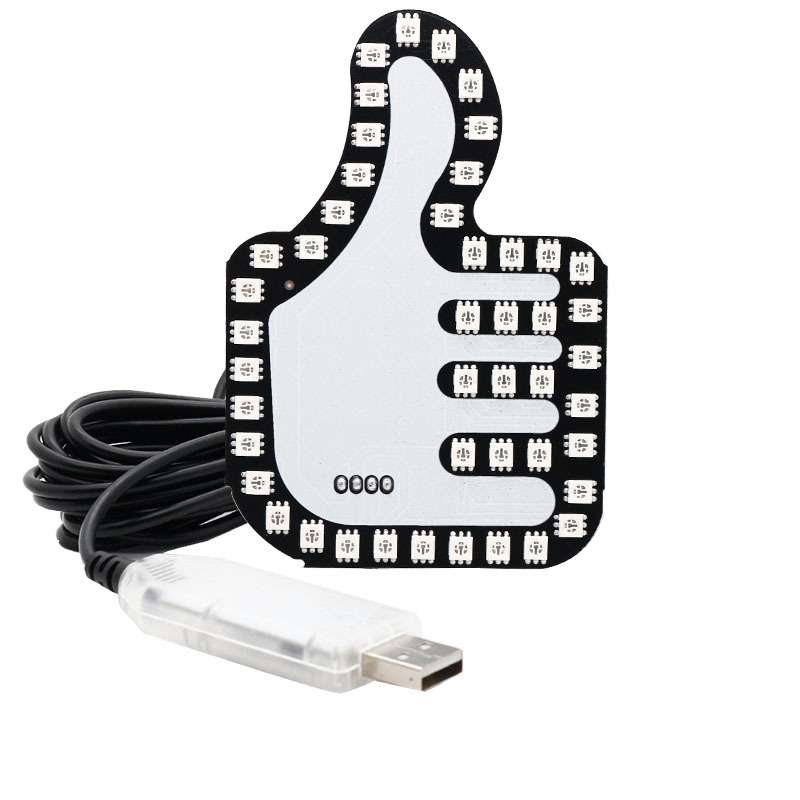 Car Interactive Finger Light Multi-function Warning Anti-rear Collision Light(OK)