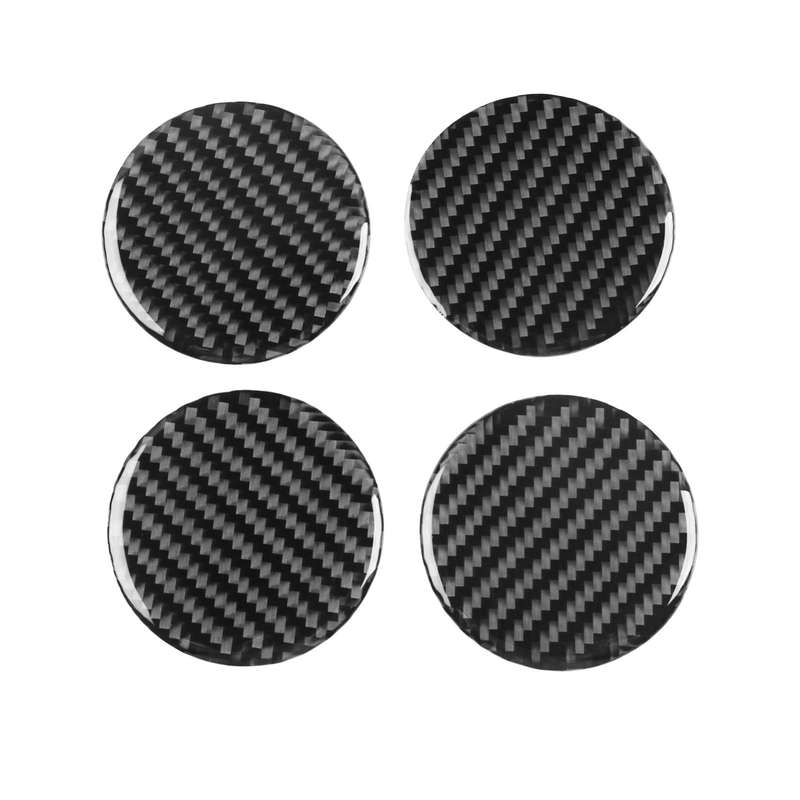 For Chevrolet Malibu 2016-2024 4pcs /Set Left-hand Drive Wheel Hub Sticker(Black)