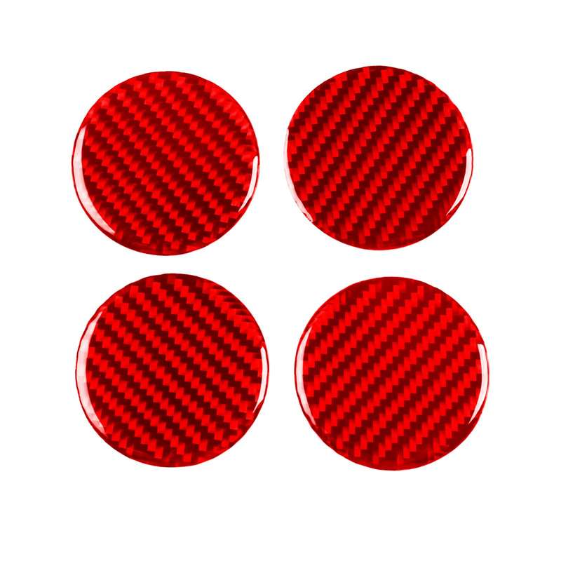 For Chevrolet Malibu 2016-2024 4pcs /Set Left-hand Drive Wheel Hub Sticker(Red)