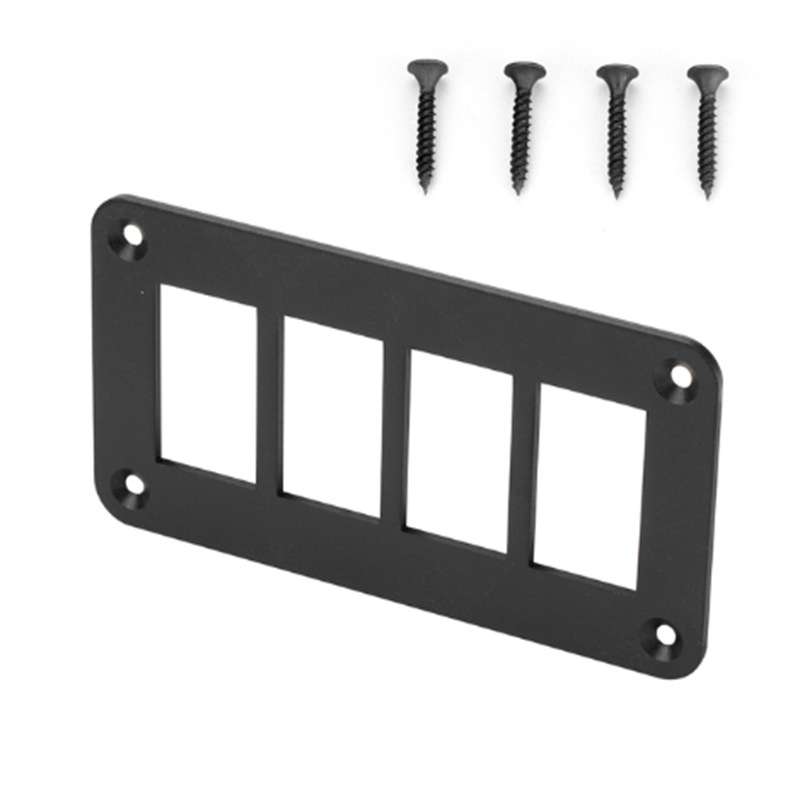 Road Aluminum Rocker Switch Panel Housing Bracket for Narva Type Boats Automotive Switch Parts, Spec