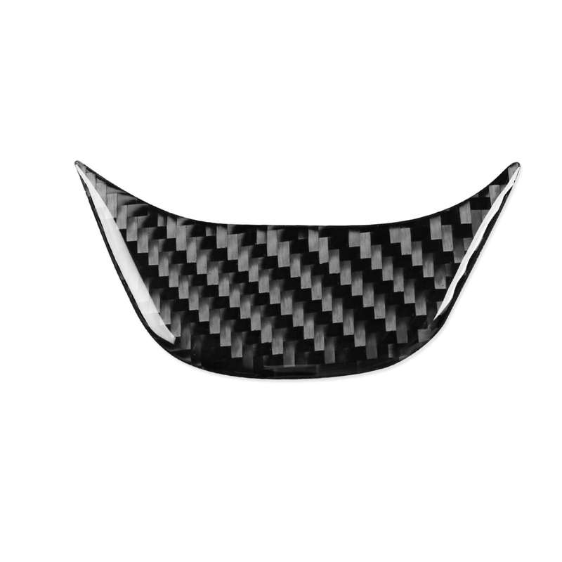 For Chevrolet Malibu 2016-2024 Left-hand Drive Steering Wheel Sticker(Black)