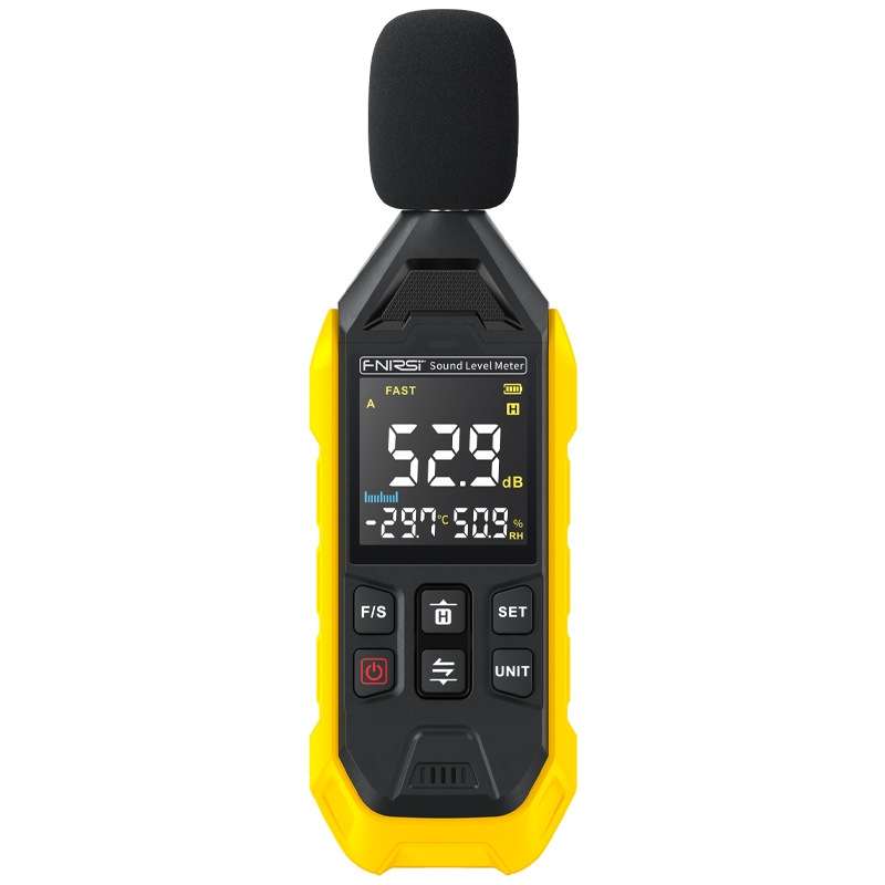 FNIRSI Noise Decibel Meter Home Volume Detector(Yellow)