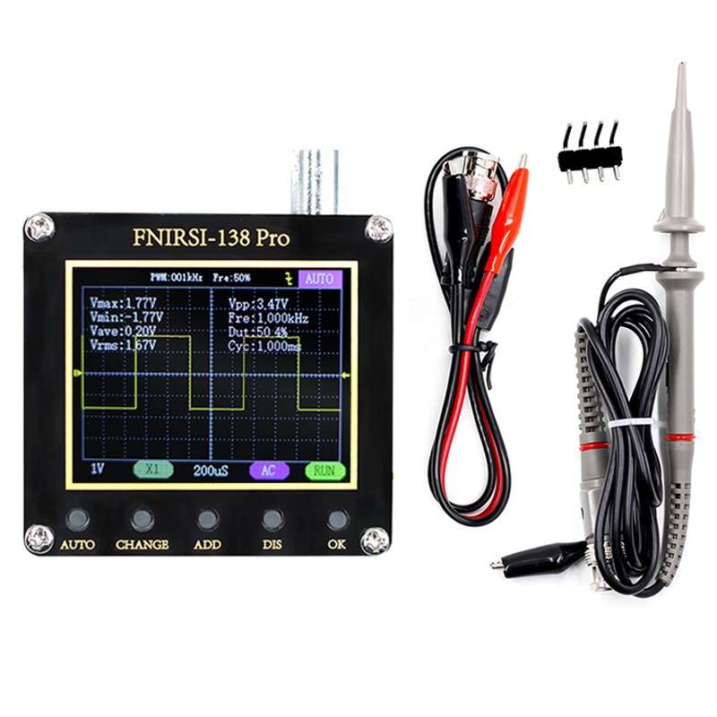 FNIRSI Handheld Small Teaching Maintenance Digital Oscilloscope, Specification: Upgrade Without Batt
