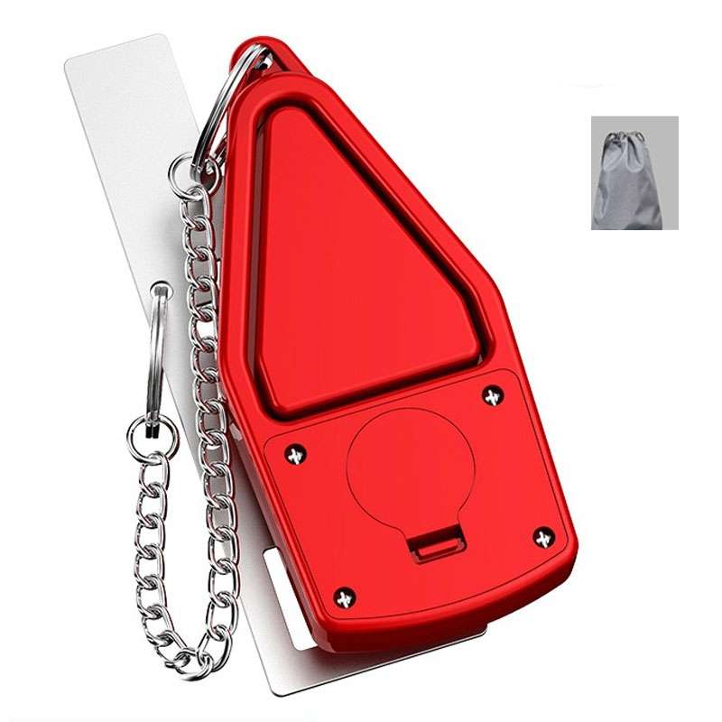 Door Stopper Home Burglary Girls Live Alone Security Lock Inside Opening Door Plug, Style: Without A