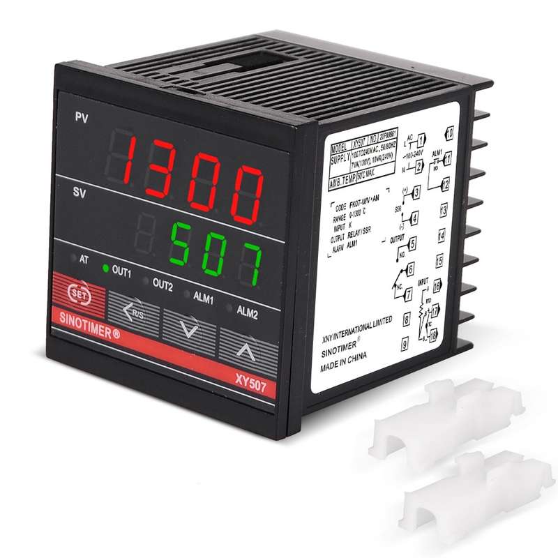 SINOTIMER XY507 Smart Temperature Control Instrument Short Shell PID Heating Relay SSR Solid State O