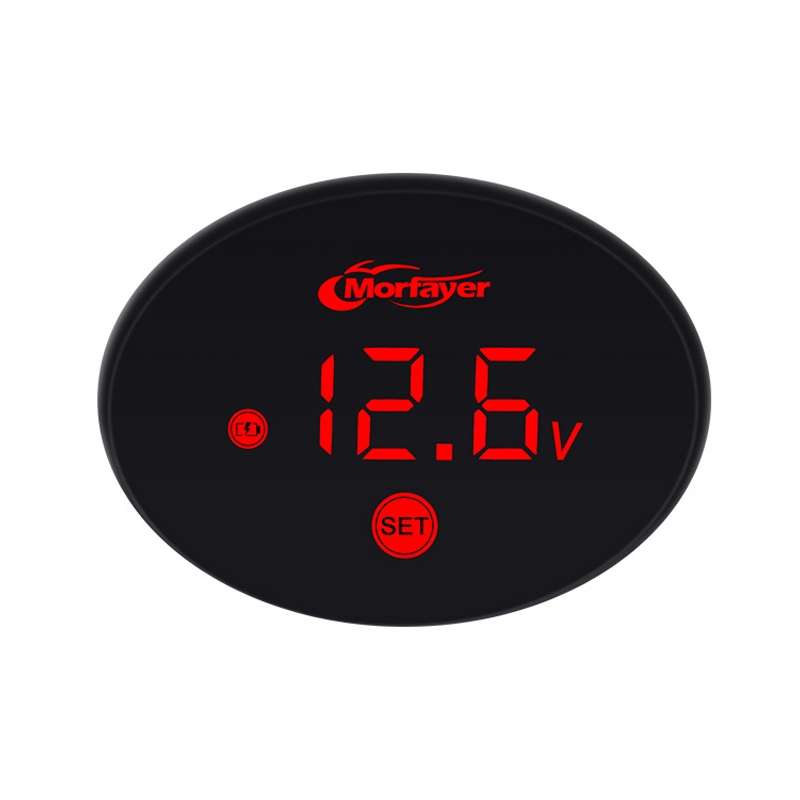 Morfayer Locomotive Multi-function Voltmeter, Red, Specification: Voltmeter Function