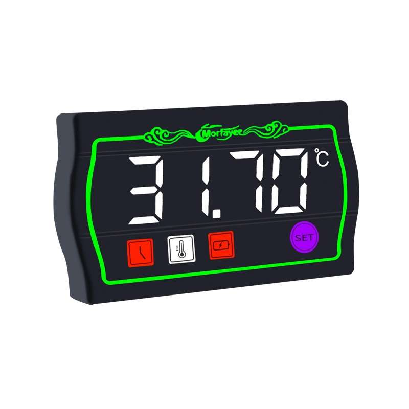 4 in 1 Ambient Temperature Gauge Morfayer Locomotive Intelligent Multi-function Tachometer