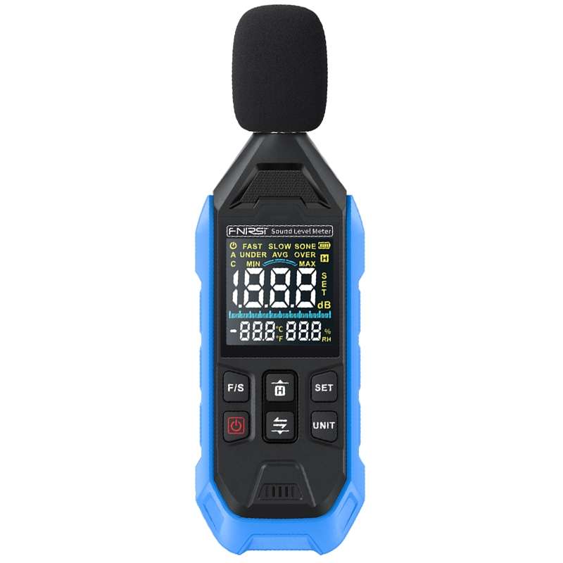 FNIRSI Noise Decibel Meter Home Volume Detector(Blue)