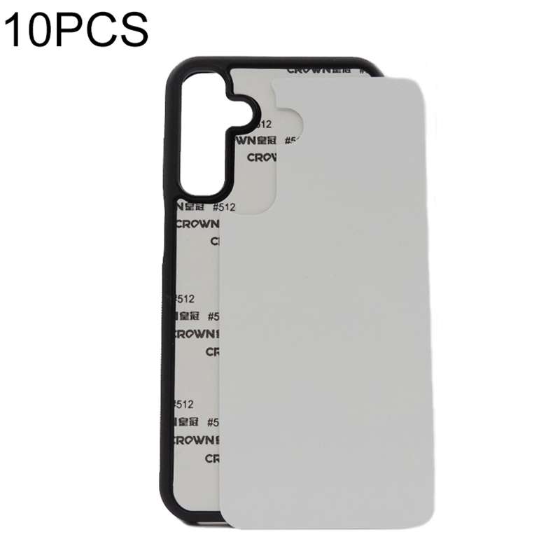 For Samsung Galaxy A15 10PCS 2D Blank Sublimation Phone Case(Black)