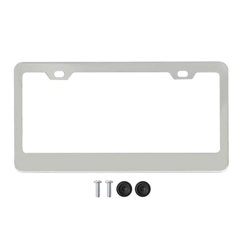 American Standard Aluminum Alloy License Plate Frame Including Accessories, Specification: Square Ho
