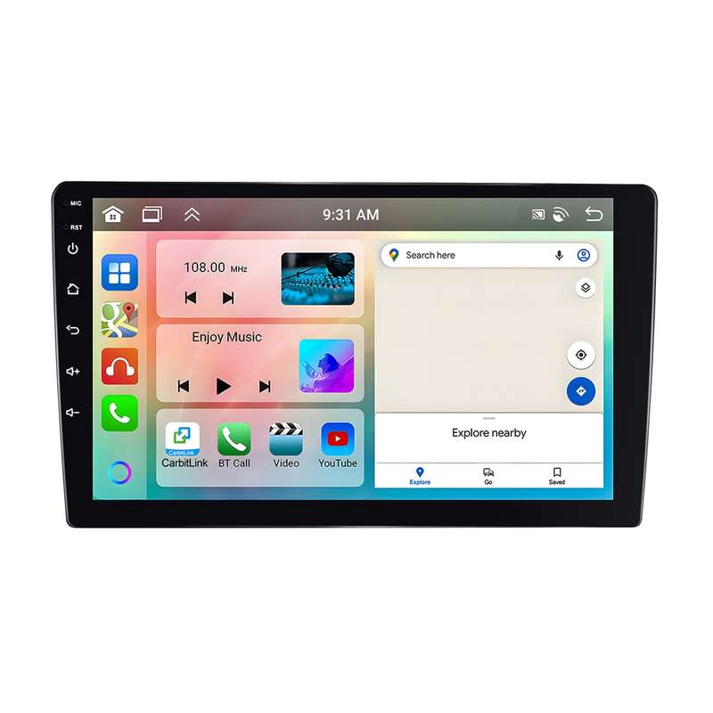 10.1 inch 6+128G Android Universal HD Large Screen Car Bluetooth Player Android GPS Navigation Integ