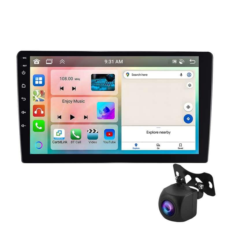 10.1 inch 6+128G Android Universal HD Large Screen Car Bluetooth Player Android GPS Navigation Integ