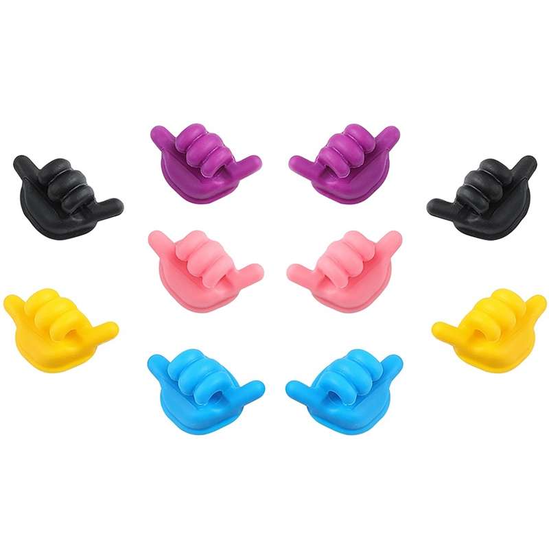 Car Front Storage Hook Desk Organization, Random Color Delivery, Size: 10pcs Small
