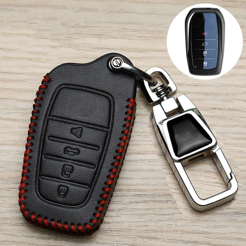 For Toyota Car Key Cover Multifunctional Keychain Anti-lost Number Plate, Style: D4
