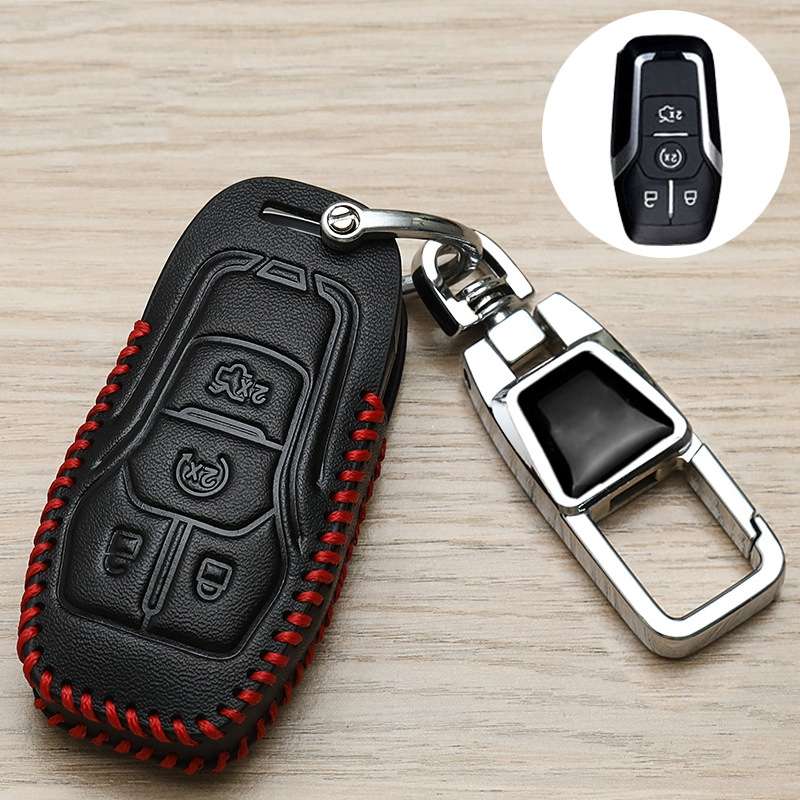 For Ford Car Key Cover Keychain Anti-lost Number Plate, Style: F