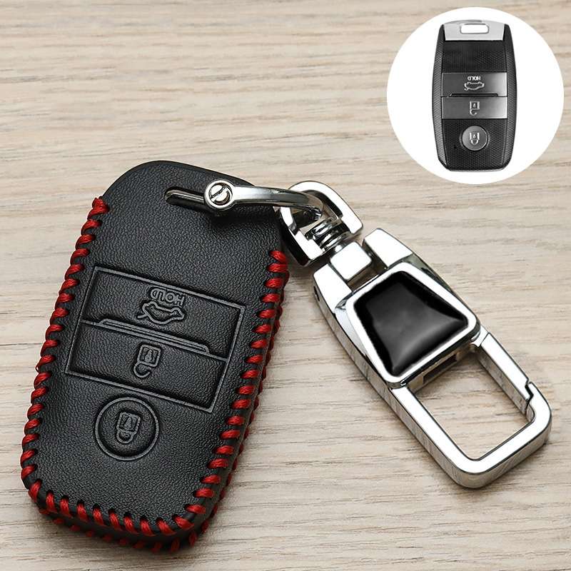 For Kia Car Key Cover Multifunctional Keychain Anti-lost Number Plate, Style: A