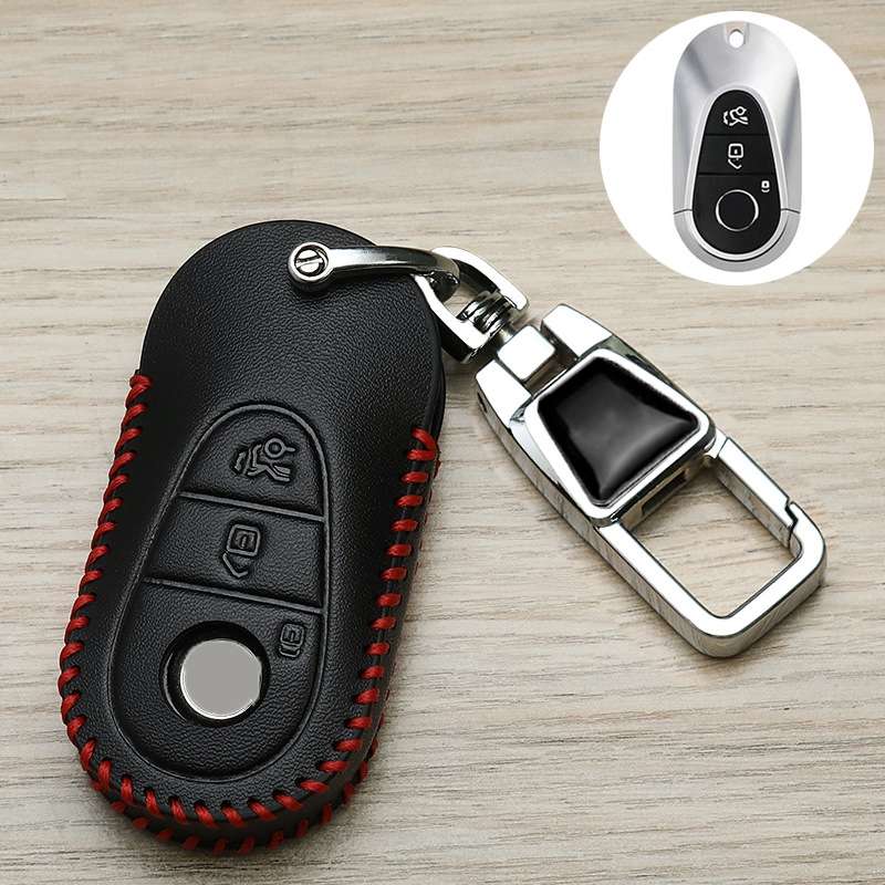 For Mercedes-Benz Car Key Cover Multifunctional Keychain Anti-lost Number Plate, Style: E