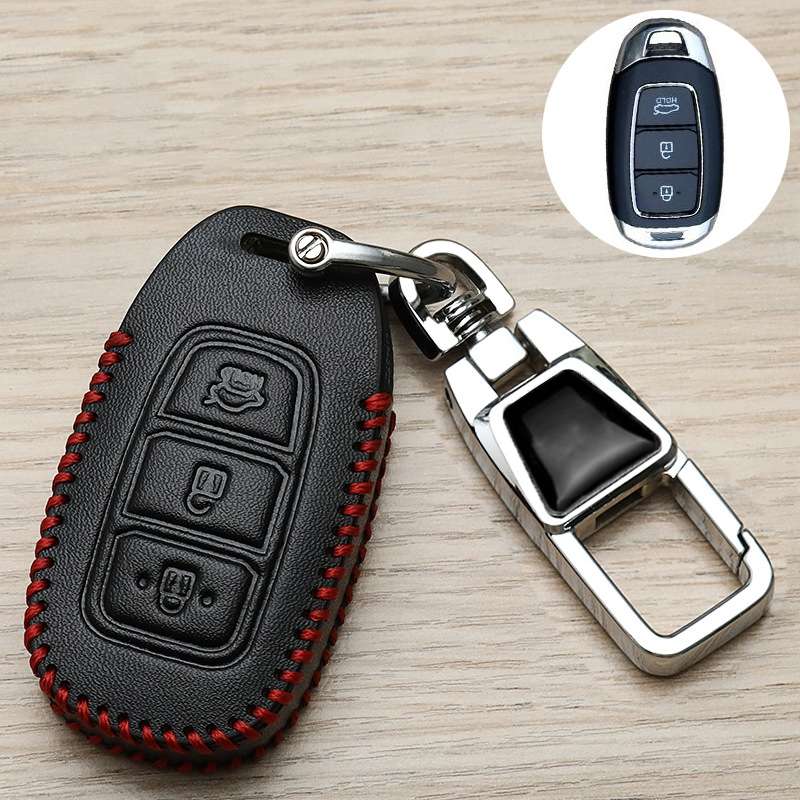 For Hyundai Car Key Cover Multifunctional Keychains Anti-lost Number Plates, Style: H