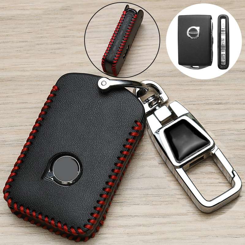 For Volvo Car Key Cover Multifunctional Keychain Anti-lost Number Plate(A)