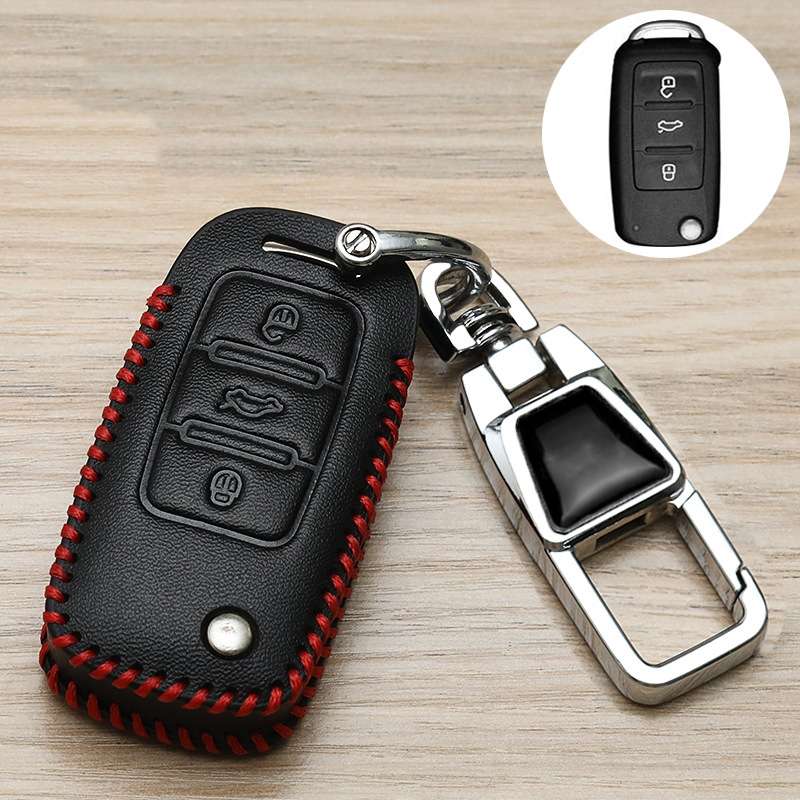 For Skoda Car Key Cover Multifunctional Keychain Anti-lost Number Plate(E)