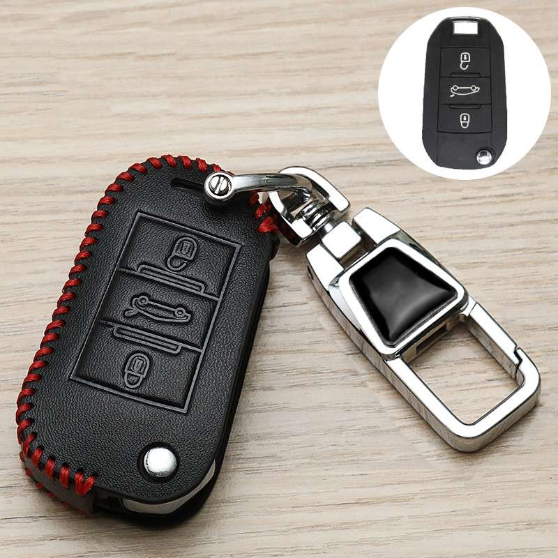 For Citroen Car Key Cover Multifunctional Keychain Anti-lost Number Plate(D)