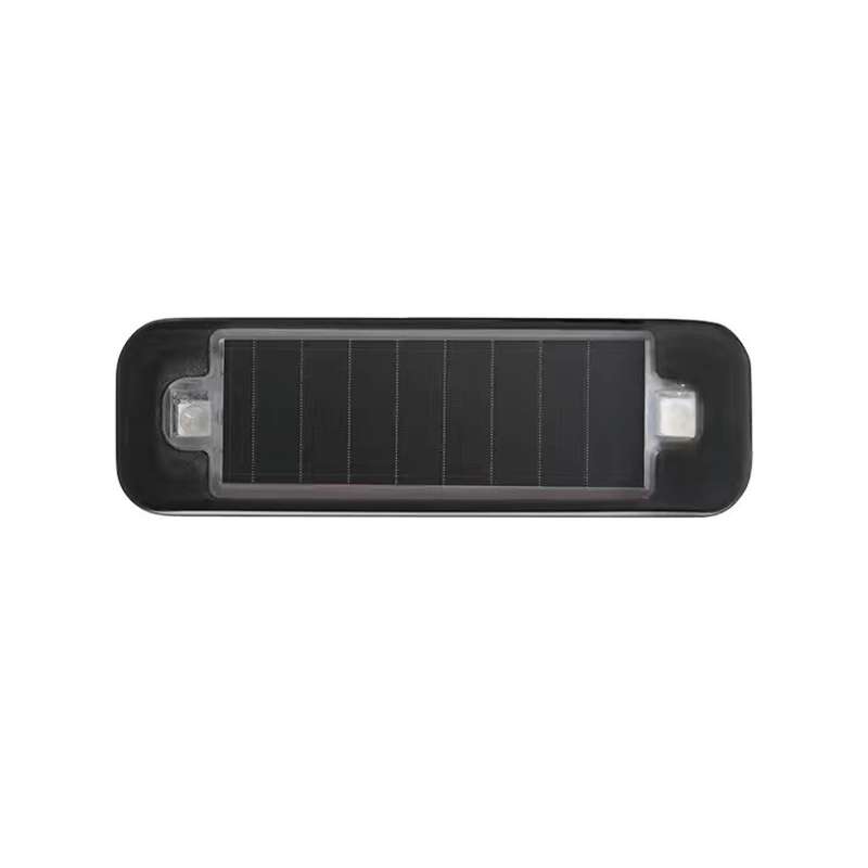 Solar Warning Light Anti-rear Collision LED Flashing Light(Symphony Vibration Sensor+Orange)
