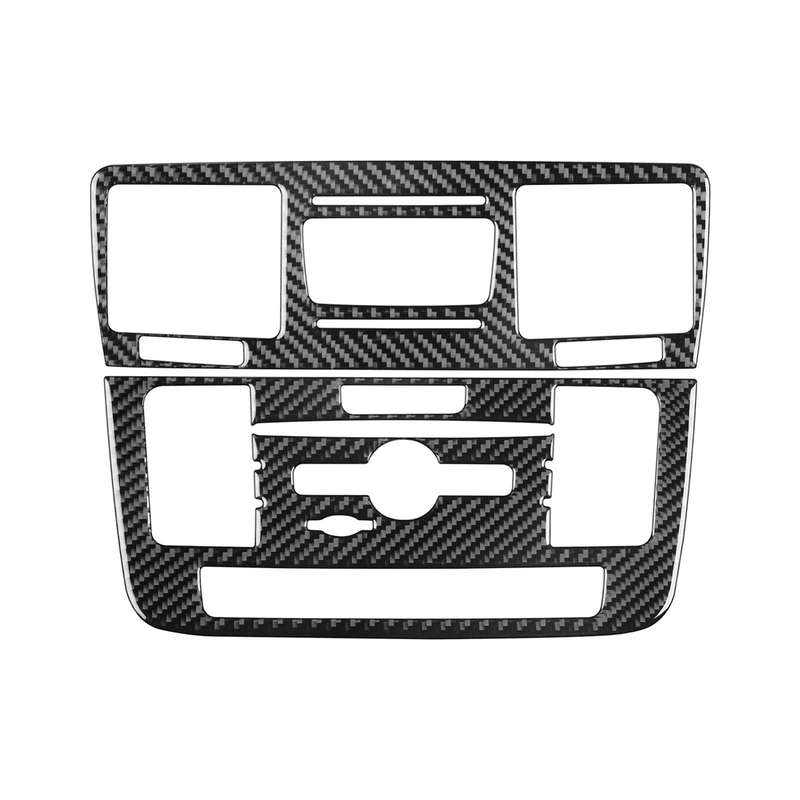 For Mercedes-Benz G-Class W463 2pcs /Set Multimedia Panel Decorative Sticker(Black)