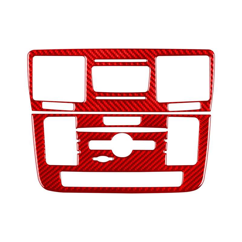 For Mercedes-Benz G-Class W463 2pcs /Set Multimedia Panel Decorative Sticker(Red)