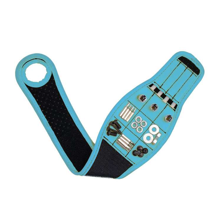 Thumb Wrap Magnetic Metal Accessory Tool Storage Strap(Yellow)