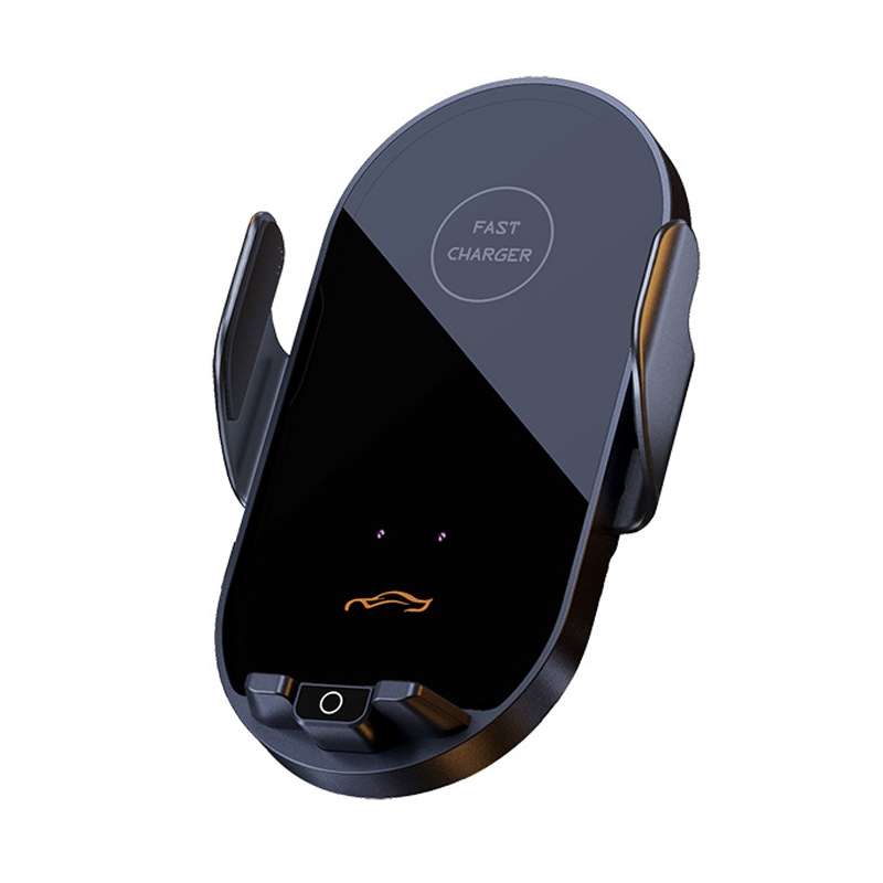 Car Air Outlet Smart Induction Wireless Charging Mobile Phone Holder(Black 66W)