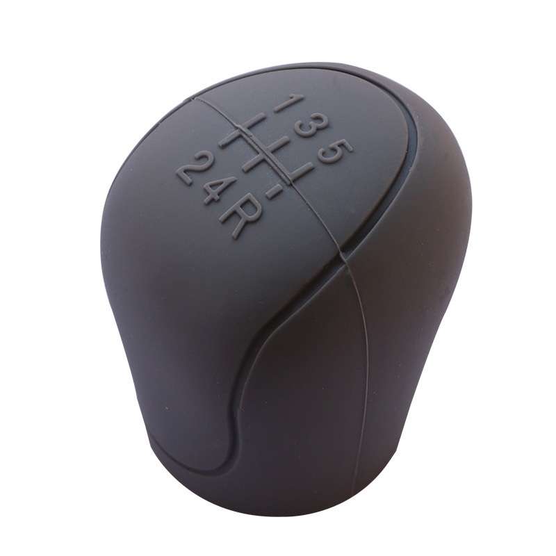 Automotive Silicone Manual Automatic Shift Lever Protective Cover, Size: Gear Shift Gray