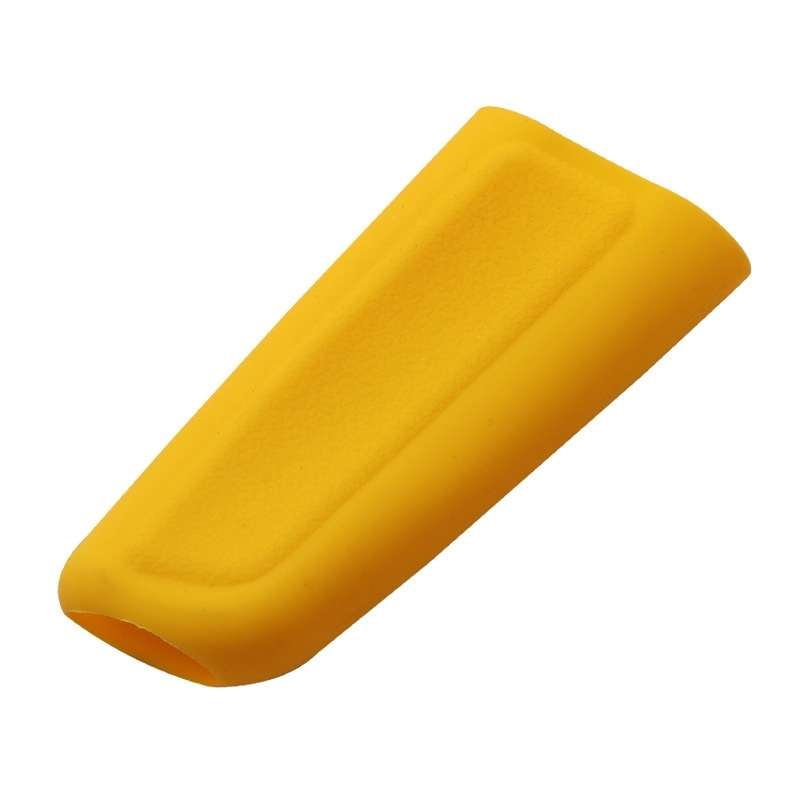 Automotive Silicone Manual Automatic Shift Lever Protective Cover, Size: Handbrake Yellow