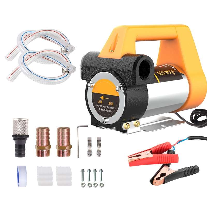 Small Portable Diesel Electric Self-Priming Oil Pump, Voltage: High Power 12v Forward And Reverse +