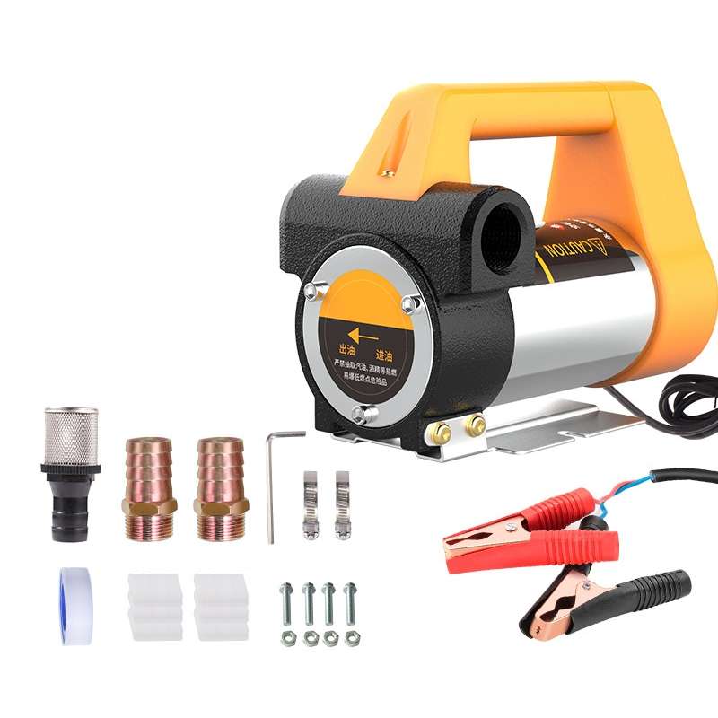 Small Portable Diesel Electric Self-Priming Oil Pump, Voltage: High Power 24v Forward And Reverse