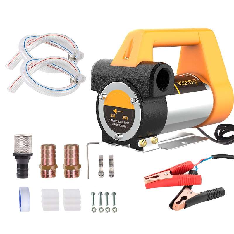 Small Portable Diesel Electric Self-Priming Oil Pump, Voltage: High Power 24v Forward And Reverse +