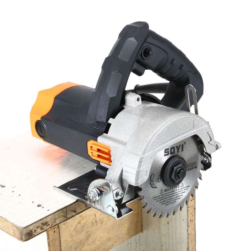 220V Portable Chainsaw Slotting Machine High Power Multifunctional Stone Tile Cutter(45 Degree Bevel