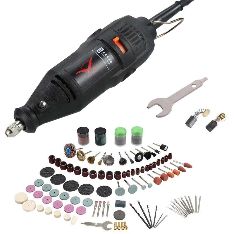 VICOVER Small Adjustable Speed Electrical Grinder Set Jade Carving Pen Polishing Tool EU Plug, Model
