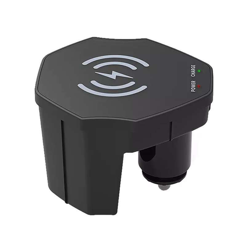 For Audi A6L 15W Car Cigarette Lighter Magnetic Wireless Charger, For Left And Right Driving