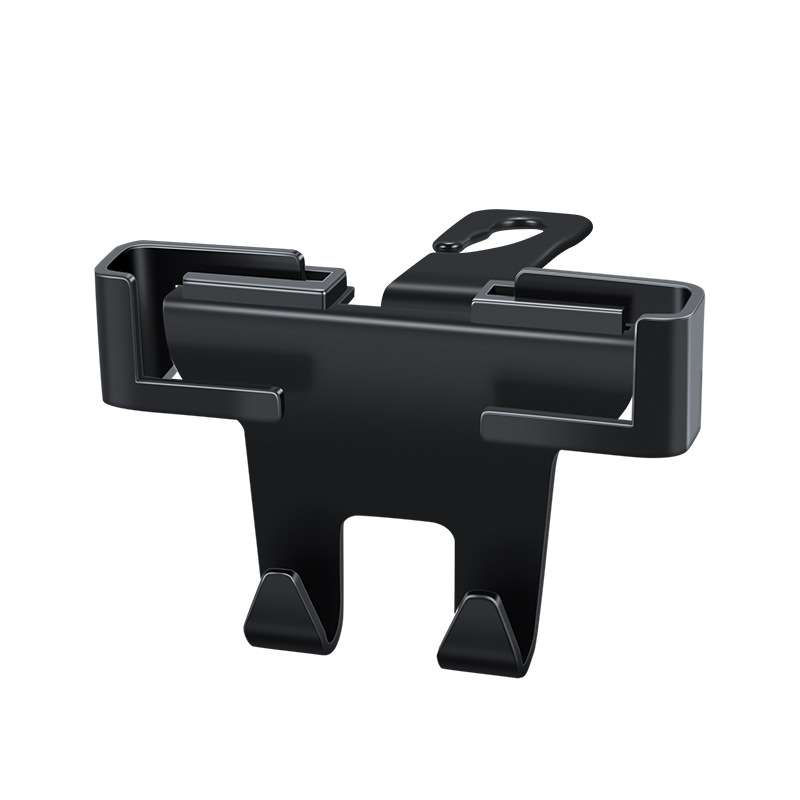 Car Multifunctional Mobile Phone Holder Rear Headrest Storage Hook(Black)