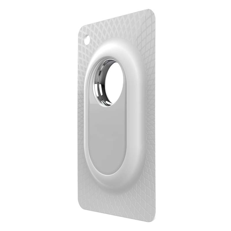 For Samsung Galaxy SmartTag2 Positioner Wallet Card Protective Case(White)